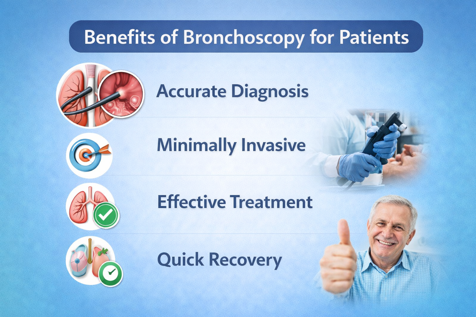 Benefits of Bronchoscopy for patients
