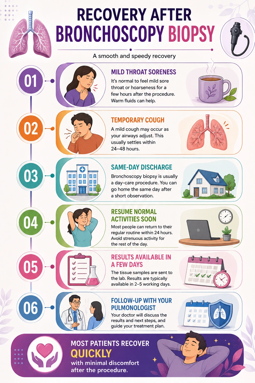 Informational COPD infographic showing common Advanced Stage 4 symptoms around a central lungs illustration.