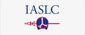 IASLC - drmanumadan.com IASLC logo: blue 'IASLC' text above a red circle containing a lung diagram.