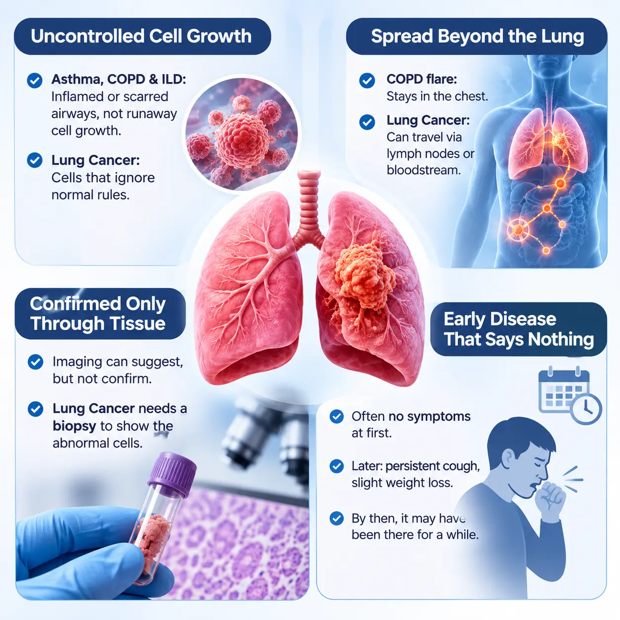 Lung Cancer vs Other Lung Conditions - drmanumadan.com Lung Cancer vs Other Lung Conditions